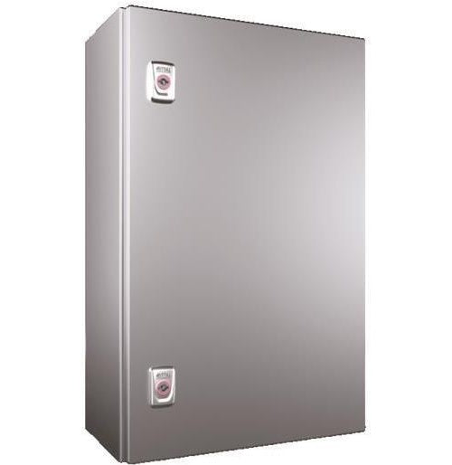 Rittal Kompakt-Schaltschrank AX Edelstahl 1.4301 1türig 380x600x210mm (1008000) afbeelding 1