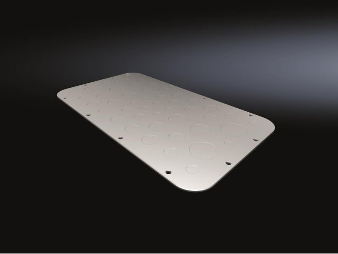 Metall-Flanschplatte AX metr. Vorprägung Gr. 6 401x221mm (2576100) afbeelding 1