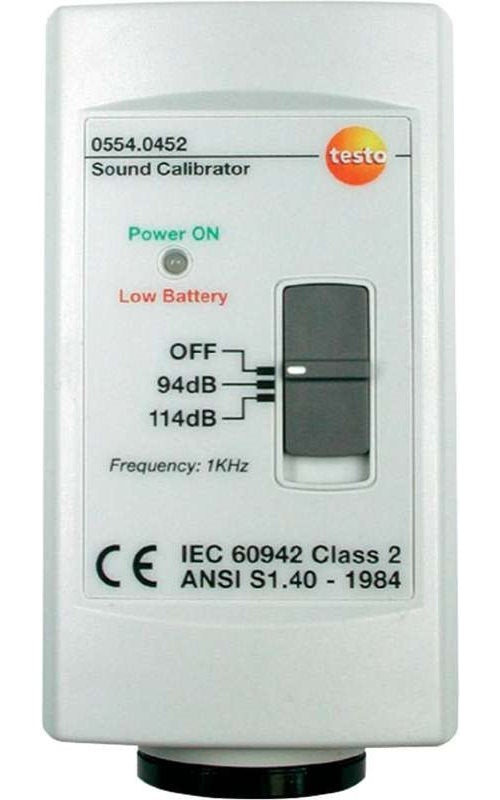 Testo 0554 0452 Lautstärkemesser Digital 0 - 114 dB (0554 0452) afbeelding 1