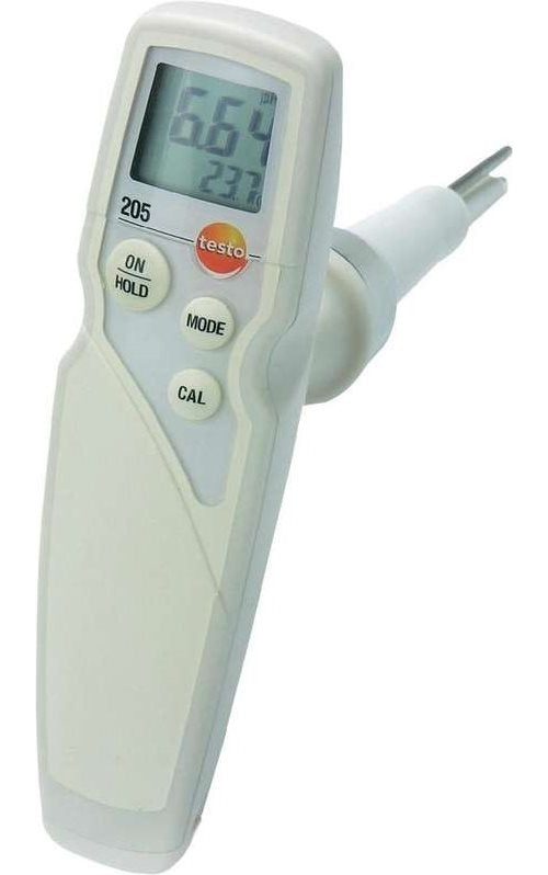 TESTO pH-Messgerät für Lebensmittelbereich 205 (0563 2051) afbeelding 1