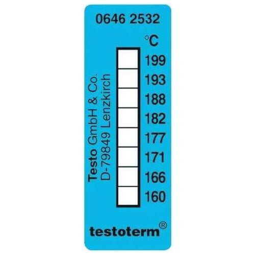 TESTO Temperatur-Messstreifen 50 x 18 mm (0646 2532) afbeelding 1