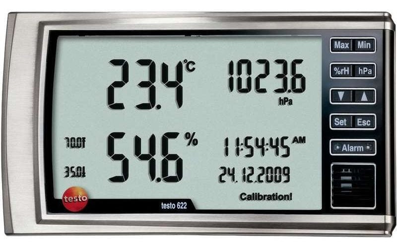 TESTO Hygrometer mit Druckanzeige 622 (0560 6220) afbeelding 1