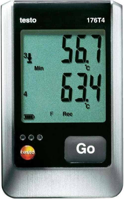 TESTO Temperatur-Datenlogger 176 T4 (0572 1764) afbeelding 1