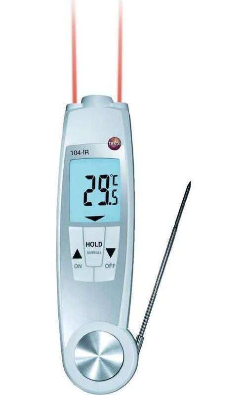TESTO Kombi-Infrarot- und Einstichthermometer 104-IR (0560 1040) afbeelding 1