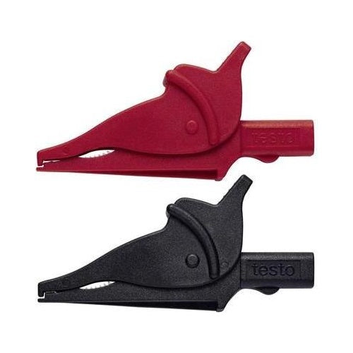 testo Krokodilklemmen-Set Satz Sicherheits-Krokodilklemmen (0590 0008) afbeelding 1
