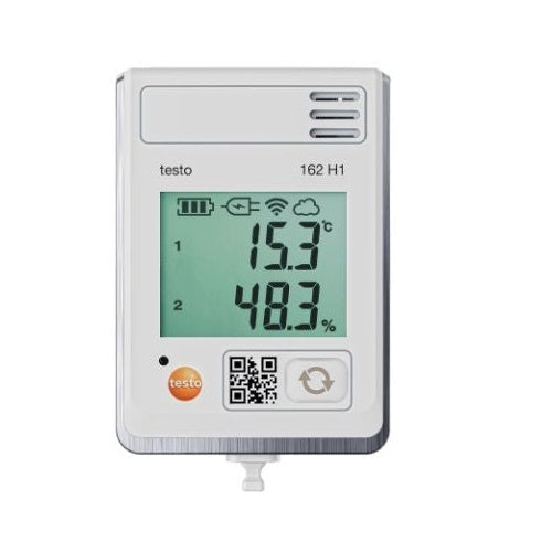 Testo 0572 1624 162 H1 Multi-Datenlogger Messgroesse Temperatur Luftfeuchtigkeit -30 bis 50 (0572 1624) afbeelding 1