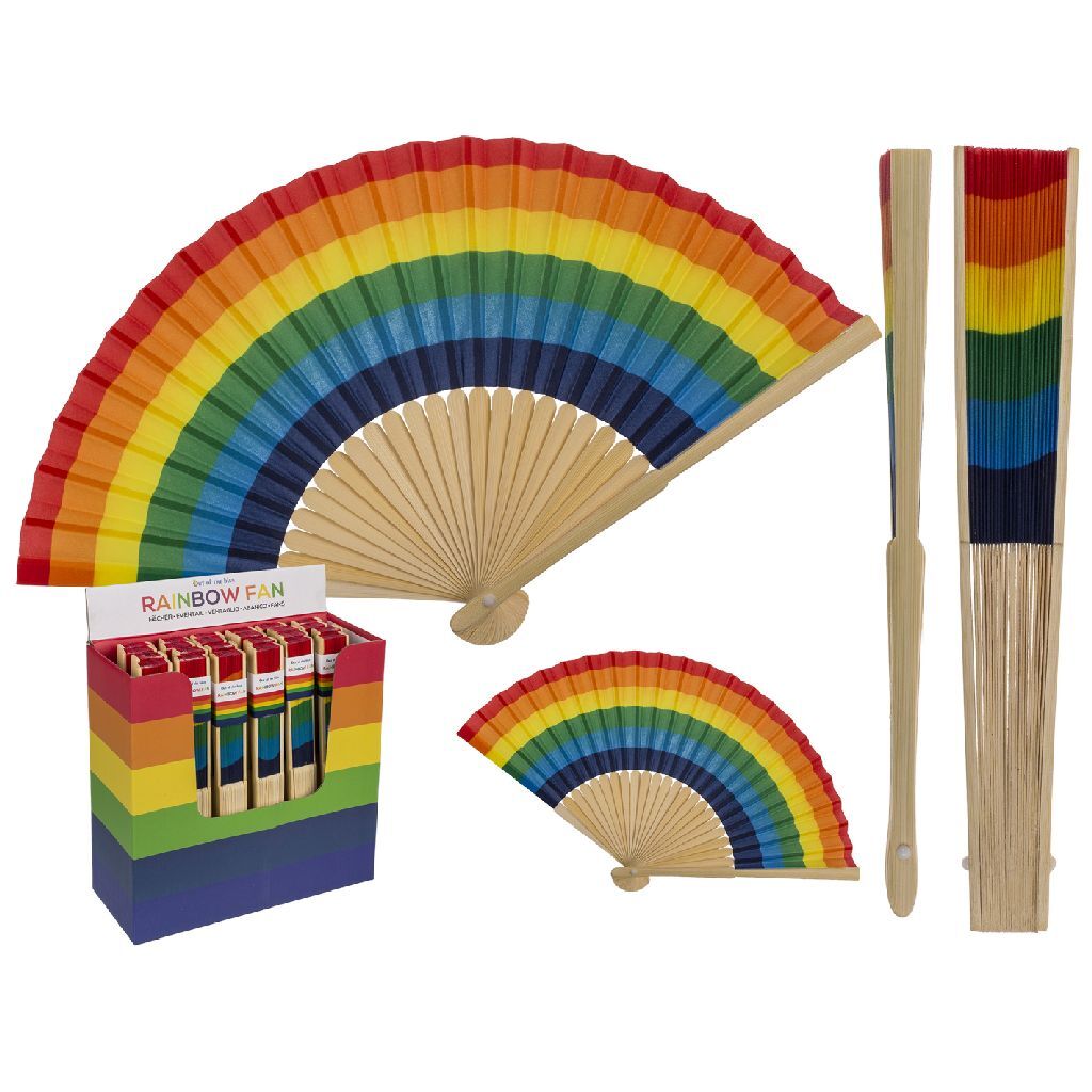 Baboe Rainbow Fan Display 24 Pieces