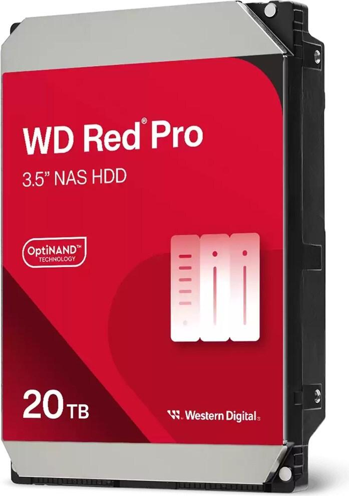 WD Red Pro WD202KFGX - Festplatte - Enterprise - 20 TB - intern - 3.5" (8.9 cm) (WD202KFGX)