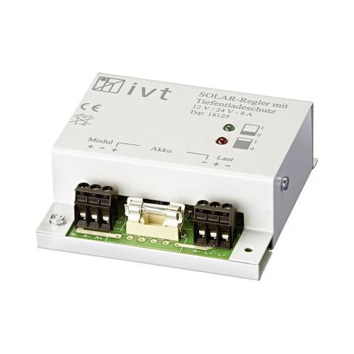 Ivt Solar-Laderegler 12/24 V/8 A afbeelding 1