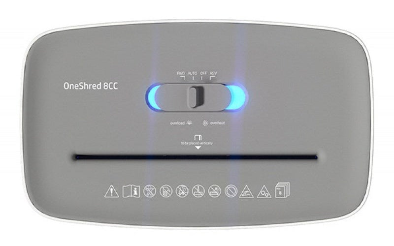 HP OneShred 8CC Aktenvernichter (Sicherheitsstufe 4, Partikelschnitt 5x18mm, bis 8 Blatt 80g/m², 68dB) (2801) afbeelding 5