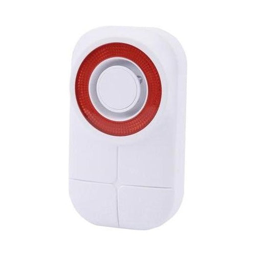 Olympia 6109 Sirene Drahtlose Sirene Outdoor Rot - Weiß (6109) afbeelding 1