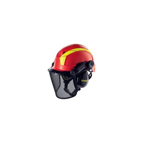 Uvex 9772 9774238 Forstschutzhelm Rot (9774238) afbeelding 1