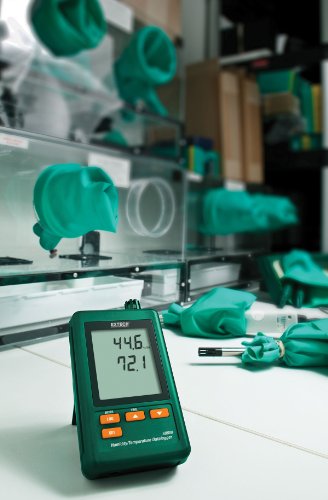 Extech Multi-Data Logger SD500 - Measures temperature and humidity 0 to 50 °C, 10 to 90 % RH