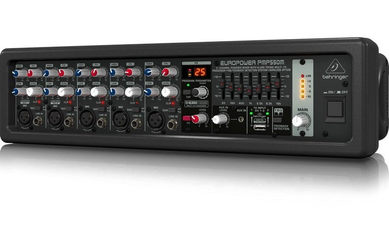 Behringer PMP550M audio mixer 5 channels 20 - 20000 Hz Black afbeelding 1