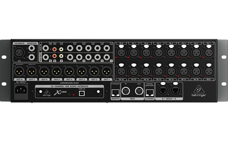 Behringer X32 Rack 40 channels 10 - 22000 Hz Black afbeelding 3
