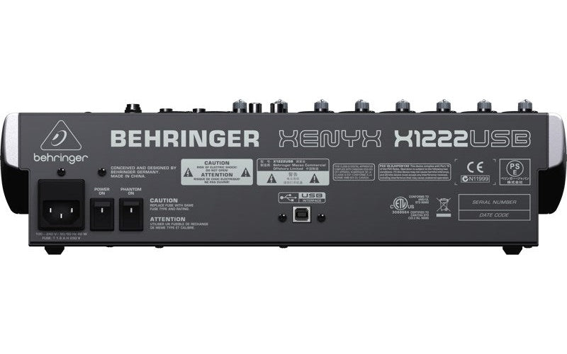 Behringer X1222USB audio mixer 4 channels afbeelding 3