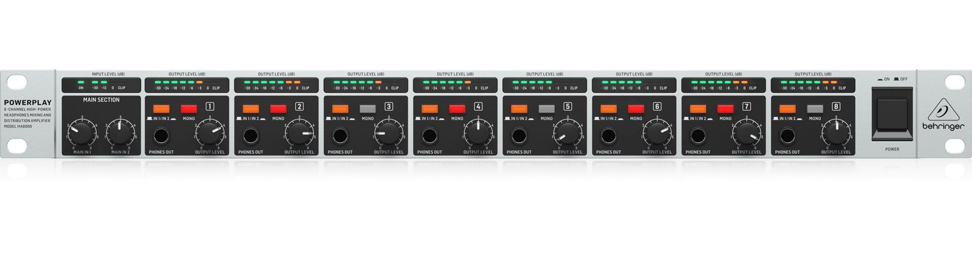 Behringer HA8000 V2 Wzmacniacz słuchawkowy afbeelding 1