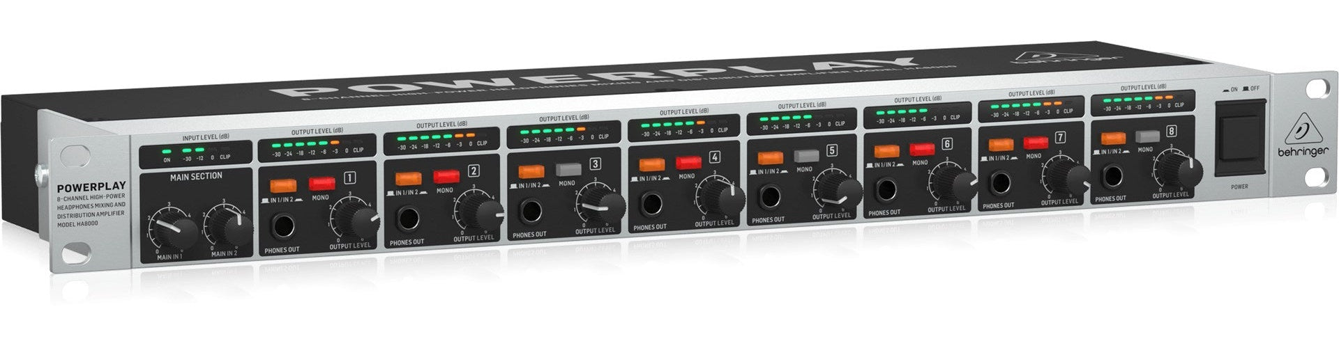 Behringer HA8000 V2 Wzmacniacz słuchawkowy afbeelding 3