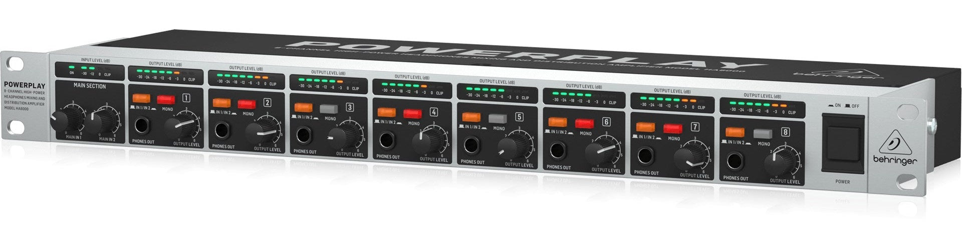Behringer HA8000 V2 Wzmacniacz słuchawkowy afbeelding 4