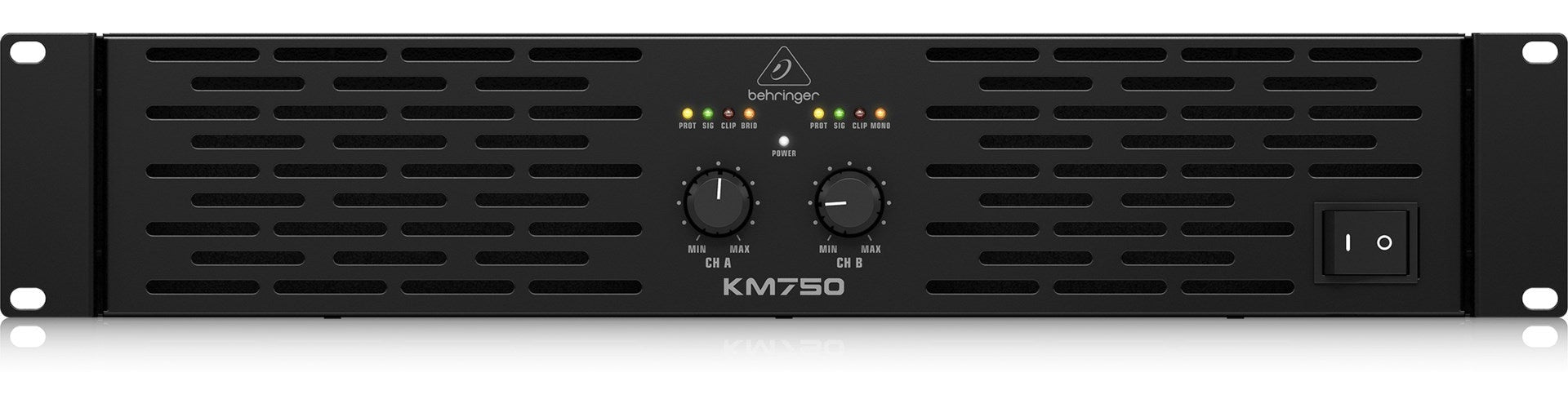 Behringer KM750 audio amplifier 2.1 channels Black afbeelding 1
