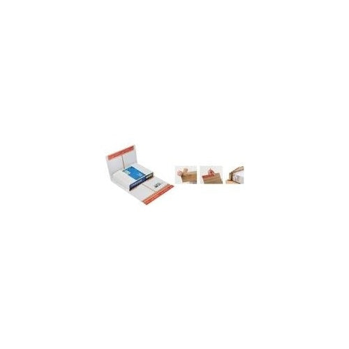 ColomPac Universal-Versandverpackung, weiß, DIN A4 mit Selbstklebeverschluss, zusätzlicher Selbstklebever- - 20 Stück (CP 037.53) afbeelding 1