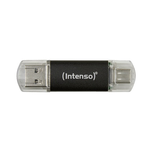 Intenso Twist Line - USB-Flash-Laufwerk - 128GB - USB 3,2 Gen 1 / USB-C - Anthrazit (3539491) afbeelding 1
