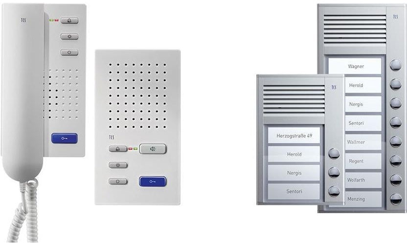 TCS PPA04-EN/02 Audio-Intercom-System Weiß (PPA04-EN/02) afbeelding 1