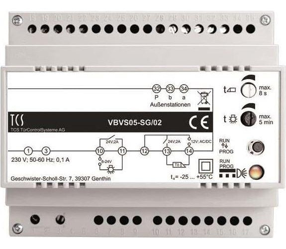 Versorgungs- und Steuergerät VBVS05-SG/02 6TE (VBVS05-SG/02) afbeelding 1
