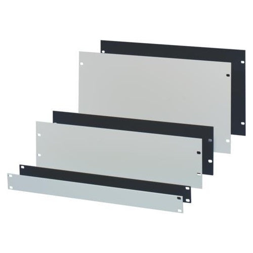 Schroff 40304-076 - Frontabdeckung - Schwarz - Grau - Aluminium - 3U - 48,3 cm (19" ) - 483 mm (40304076) afbeelding 1