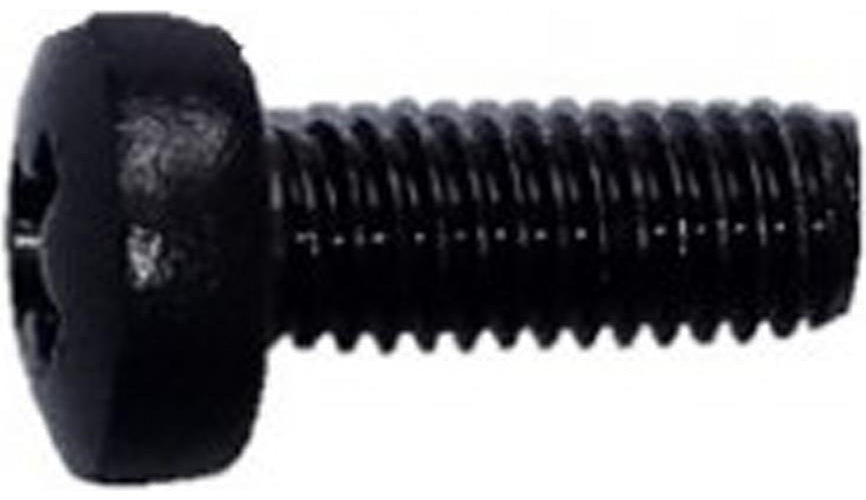 SCHROFF Linsenschraube M6, verzinkt, schwarz - LINSENSCHRAUBE M6X16 100ST (21100650) afbeelding 1