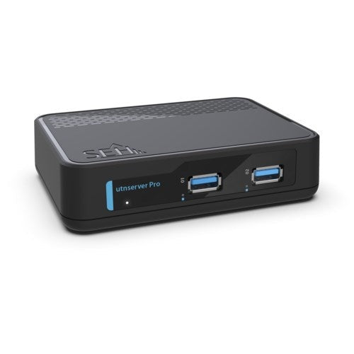 SEH utnserver Pro - Schwarz - Ethernet-LAN - IEEE 802.1Q,IEEE 802.1x,IEEE 802.3,IEEE 802.3ab,IEEE 802.3u - 10,100,1000 Mbit/s - 802.1x RADIUS - EAP-FAST - EAP-MD5 - EAP-TLS - EAP-TTLS - HTTPS - PEAP - SSL/TLS - TLS - 10BASE-T,100BASE-TX,100 afbeelding 1