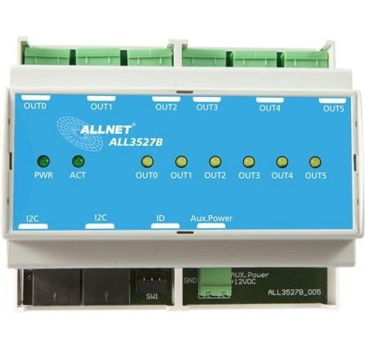 ALLNET ALL3527B Blau - Weiß Leistungsrelais (ALL3527B) afbeelding 1