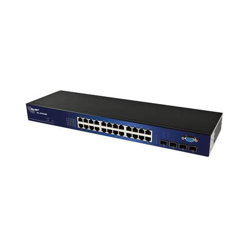 ALLNET 127211 Unmanaged L2 Gigabit Ethernet (10/100/1000) 19U Schwarz (ALL-SG8428M) afbeelding 1