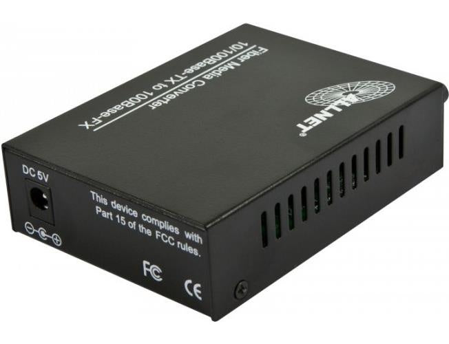 ALLNET ALL-MC107-ST-MM 100Mbit/s Multi-Modus Schwarz Netzwerk Medienkonverter (ALL-MC107-ST-MM) afbeelding 1