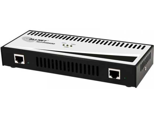 ALLNET ALL048600v2. Maximale Datenübertragungsrate: 1000 Mbit/s. Netzstandard: IEEE 802.3,IEEE 802.3ab,IEEE 802.3af,IEEE 802.3at,IEEE 802.3u. Übertragungstechnik: Verkabelt. Material: Metall, Produktfarbe: Schwarz, LED-Anzeigen: PoE, Leistu afbeelding 1