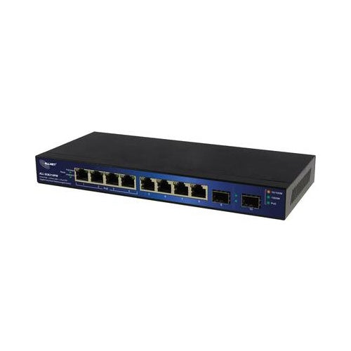 ALLNET ALL-SG8210PM. Switch-Typ: gemanaged, Switch-Ebene: L2+. Basic Switching RJ-45 Ethernet Ports-Typ: Gigabit Ethernet (10/100/1000), Anzahl der basisschaltenden RJ-45 Ethernet Ports: 8, Anzahl an installierten SFP Modulen: 2. MAC-Adress afbeelding 1