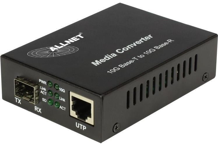 ALLNET ALL-MC109-SFP+ Netzwerk Medienkonverter 10000 Mbit/s Schwarz (ALL-MC109-SFP+) afbeelding 1