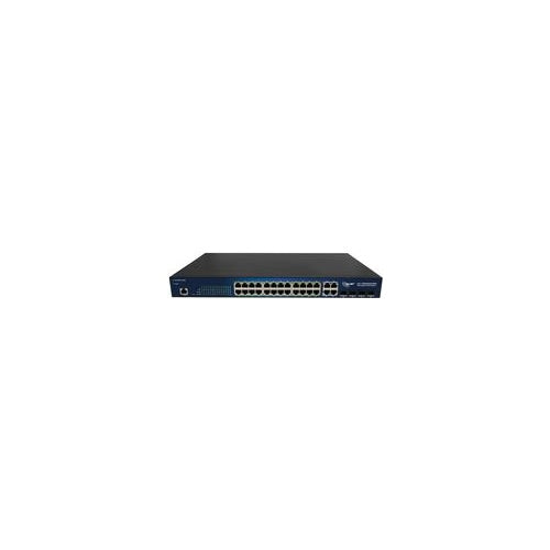 ALLNET Switch smart managed Layer2 24 Port PoE Budget 370W 24x at 4x SFP 19"" - Switch - 56 Gbps (ALL-SG8428v2PM) afbeelding 1