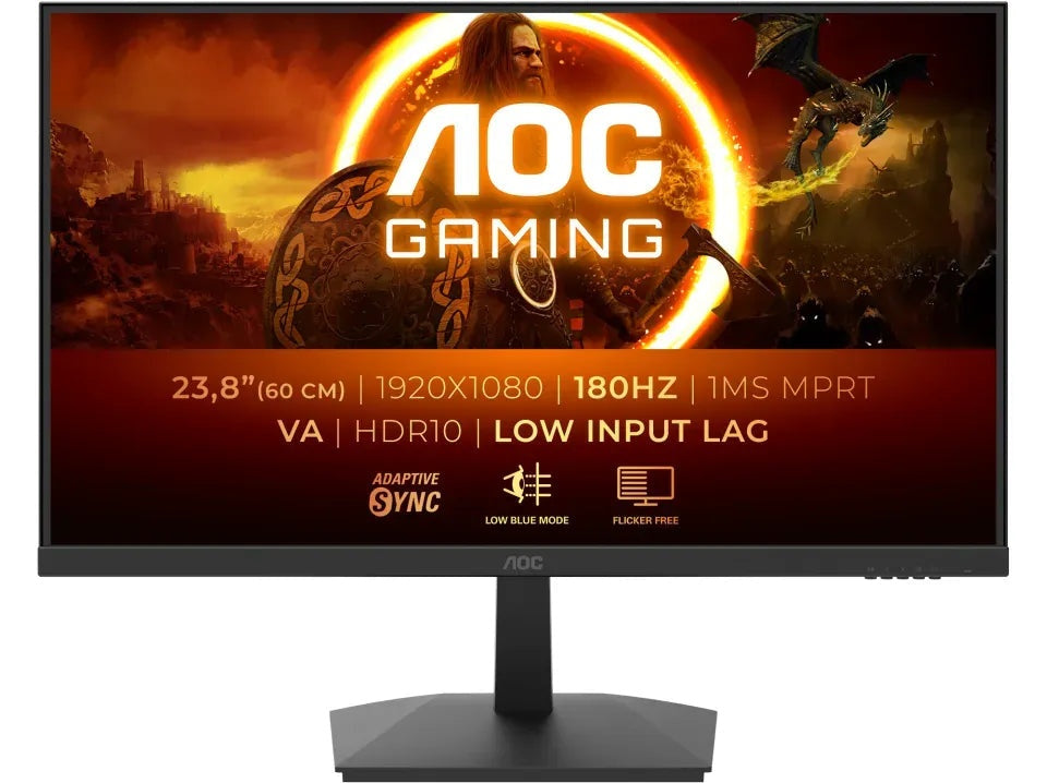 AOC Gaming-Monitor 24G15N2, 60,5 cm (27 Zoll) - 1920 x 1080 px, Full HD, 1 ms Reaktionszeit, 180 Hz (24G15N2) - 4038986142281 - afbeelding 1