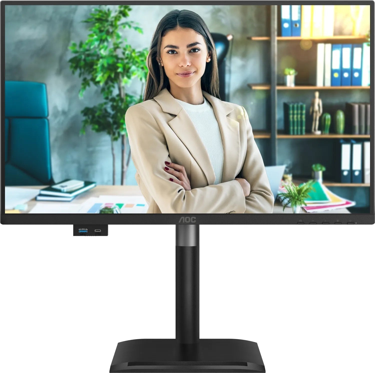 AOC 24P4U - LED-Monitor - 61 cm (24") - 1920 x 1080 Full HD (1080p) [Energieklasse C] (24P4U) - 4038986142878 - afbeelding 1