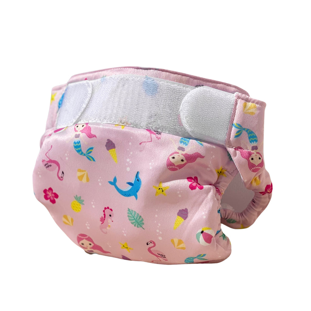 Fred's Swim Academy Washable Mermaid Swim Diaper Size 1 4-9 kg Pink