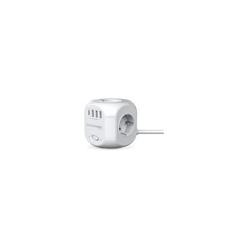 RealPower PowerBox 431 Steckdosenturm mit USB und USB C (404874) afbeelding 1