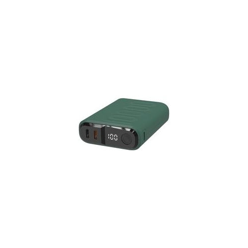 Powerbank RealPower PB-10000C PD+ 3x Type-C,Dunkelgrün (458439) afbeelding 1