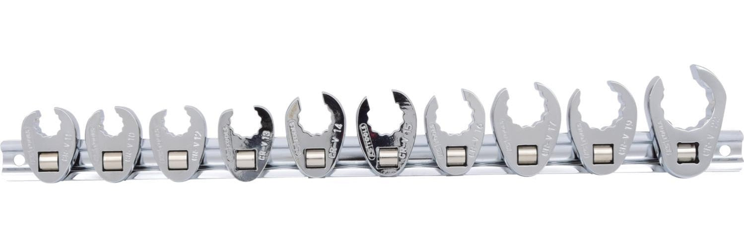 KS TOOLS 3/8" 12-kant-Einsteck-Maulschlüssel-Satz, 10-tlg.10-22mm (913.3900) - 4042146172445 - image 1