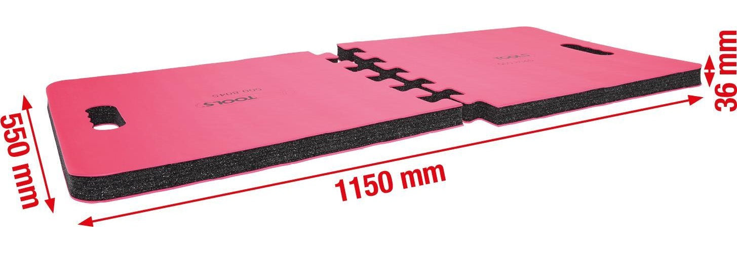 KS TOOLS Mechaniker-Schutzmatte, L1150xB550xH36mm, 2-tlg. (500.8045) afbeelding 1