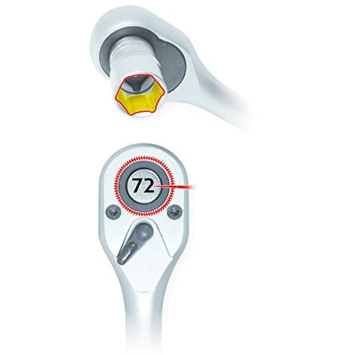 KS TOOLS - Knarre - 179 Stücke - 1/4", 1/2", 3/8" Koffer afbeelding 4