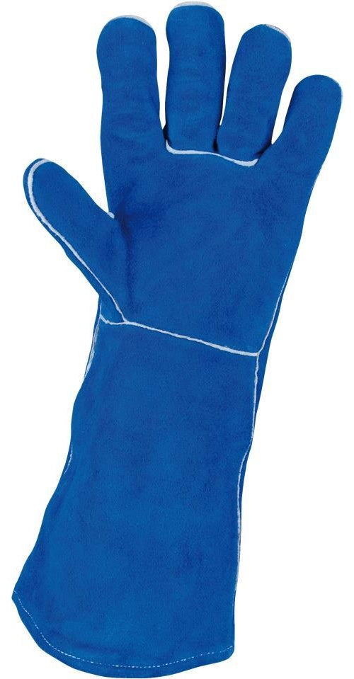 KS TOOLS Schweißer-Lederhandschuhe lang, XL (985.7040) afbeelding 1