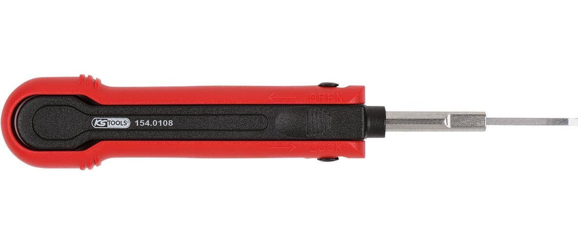 KS TOOLS Entriegelungswerkzeug für Flachstecker/Flachsteckhülsen 1,5 mm (AMP Tyco Superseal) (154.0108) afbeelding 1