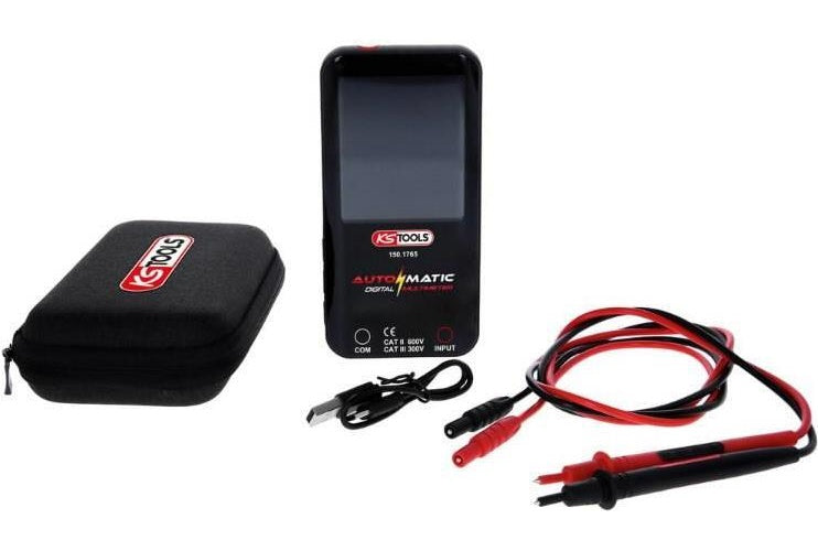 Digitalmultimeter mit Spitzen, KS Tools (150.1765) afbeelding 1