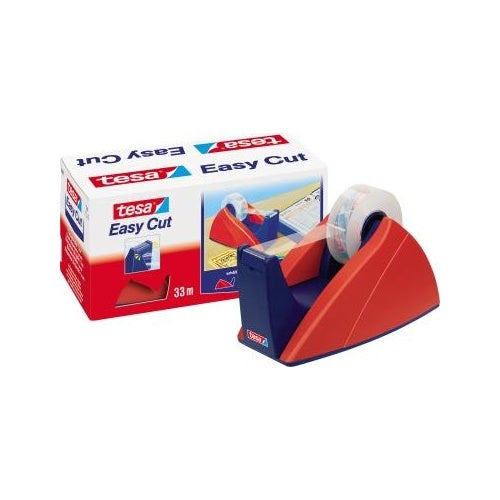 TESA 57421-00 Klebefilm-Abroller Blau - Rot (57421-00000-03) afbeelding 1